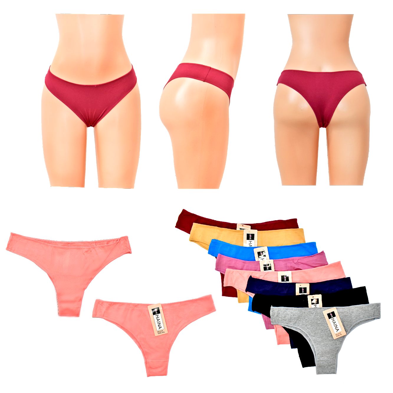 Bikini de algodón Love Haina surtido