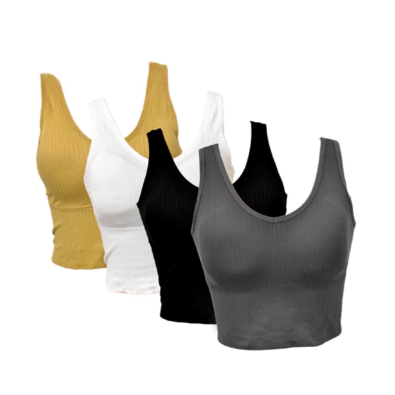 Top para dama con tirantes rectos y textura completa - Imagen 2