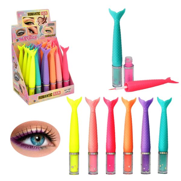 Delineador para ojos Neon en presentación cola de sirena Romantic Rain