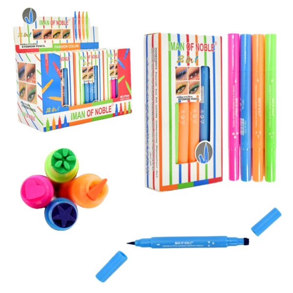 Delineador para ojos con sello de colores 2 en 1 Iman of Noble