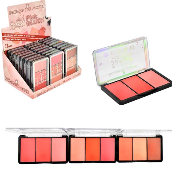 Rubores rosados 3 en 1 ROMANTIC NOTE Sunyet
