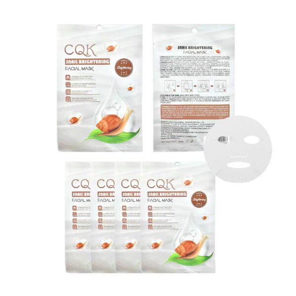 Mascarilla facial aclarante CQK Snail