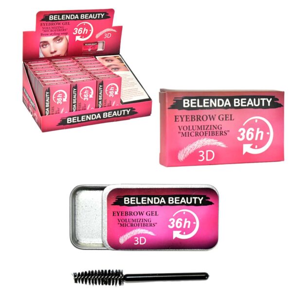Jabón para ceja eyebrow gel Belenda Beauty