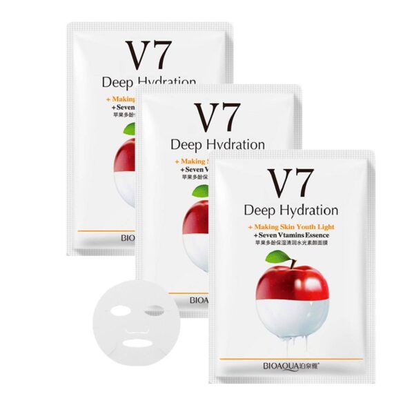 Mascarilla facial hidratante y refrescante de manzana BIOAQUA 30g