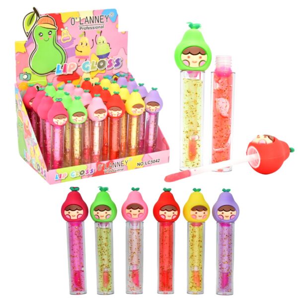 Brillo labial con diseño de peras  O´LANNEY professional