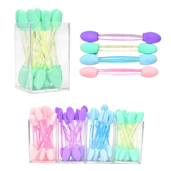 Set de 12 aplicadores de sombras colores surtidos