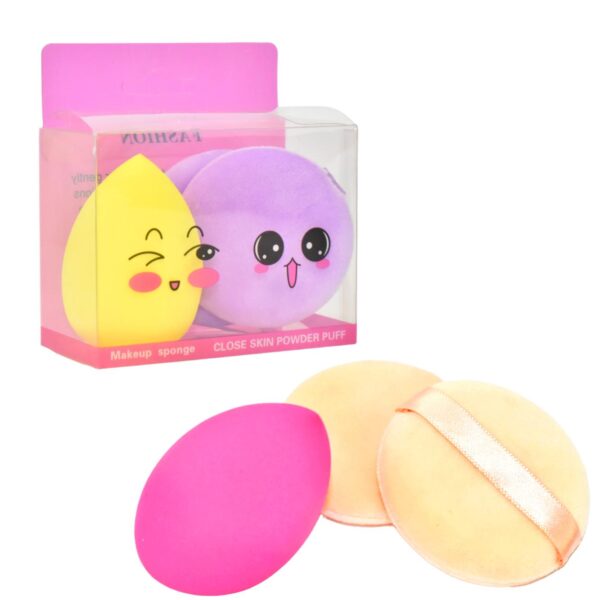 Set de esponja y borlas para maquillaje