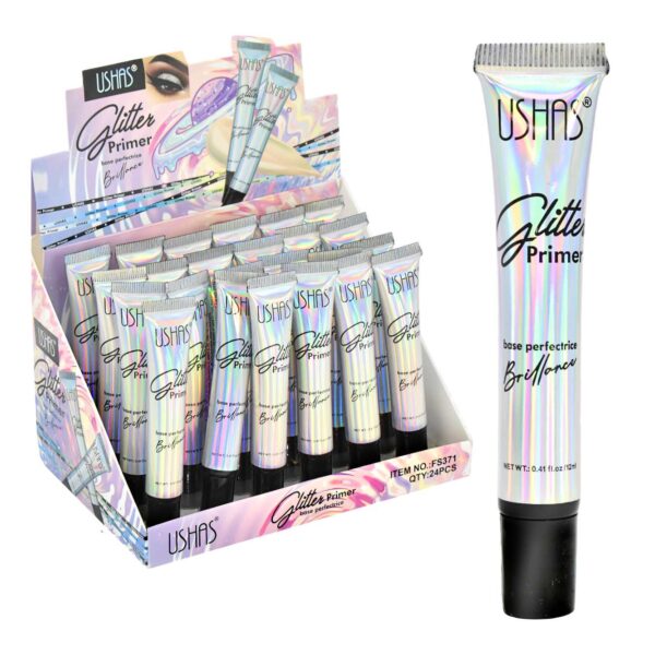 Primer glitter para ojos Ushas presentación cromada