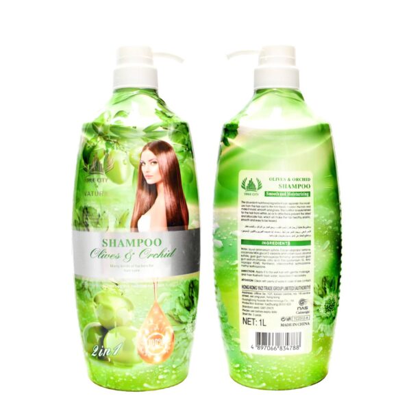 Shampoo 2 En 1 De Aceitunas Y Orquídeas 1000ML