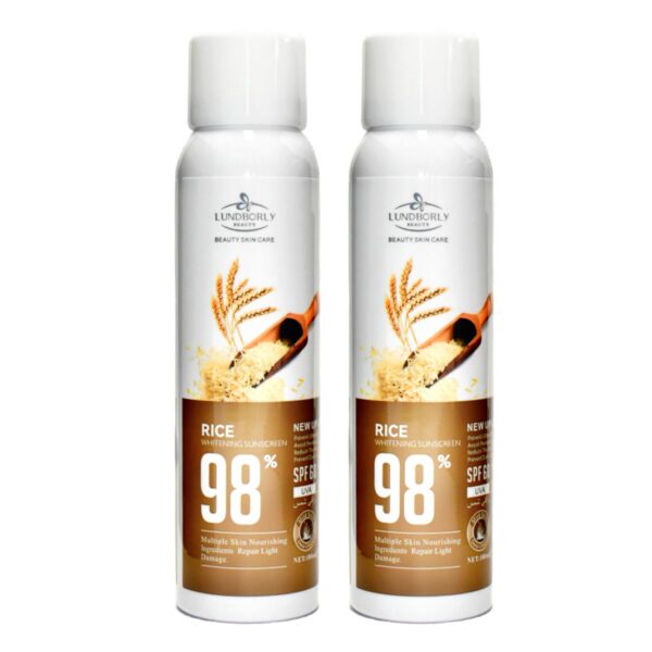 Protector Solar En Spray Lundborly De Arroz 180Ml