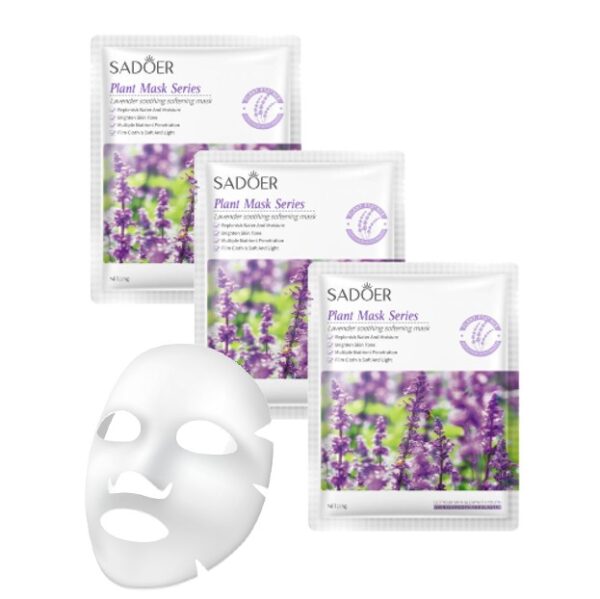 Mascarilla Facial De Lavanda Sadoer Presentacion Lila