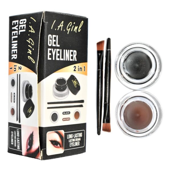 Duo De Delineador En Gel Y Pomada Para Ceja L.A Girl