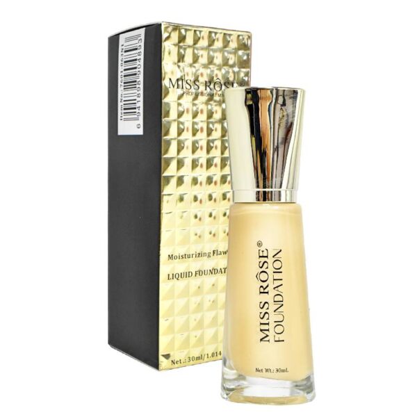 Bases Miss Rose Caja Negra Con Frente Dorado 30ML