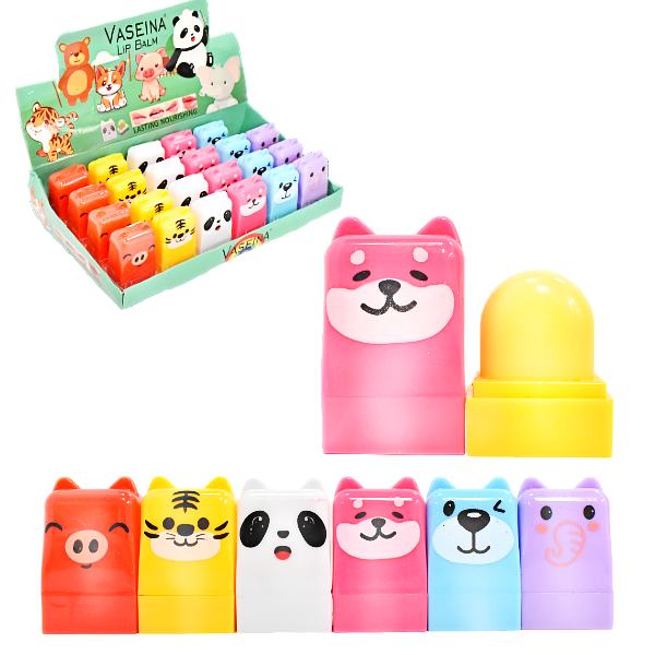 Balsamo Hidratante Kawaii Para Labios Presentacion De Animales