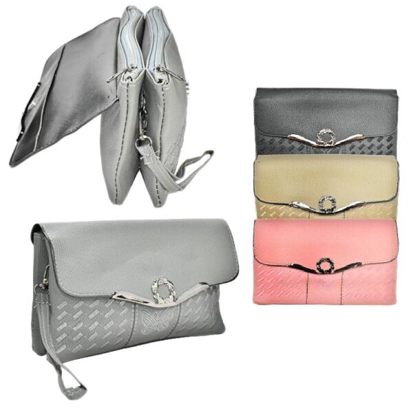 Carteras De Mano De Cuero Semisintetico Con Mariposa