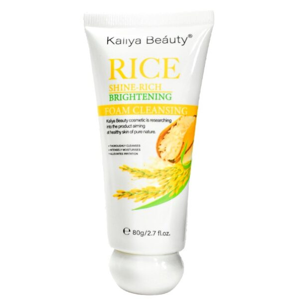 Jabon En Gel De Arroz Kaliya Beauty Tubo Blanco 80G
