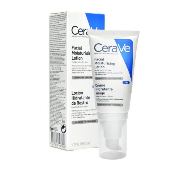 Locion Hidratante Facial De Noche CeraVe 52Ml