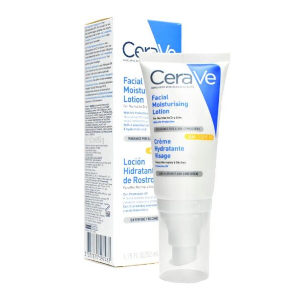 Locion Hidratante Facial De Dia Con Proteccion Solar Spf25 CeraVe 52Ml