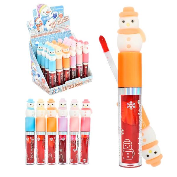Tinta Para Labios Hold Morning Con Muñeco De Nieve