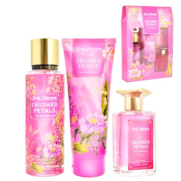 Kit De Perfume Crema Y Splash Body Philosophy Cruseh Petals