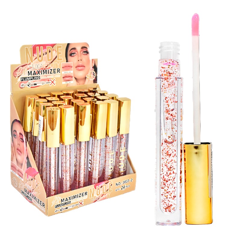 Brillo Maximizador New Nude Huxiabeauty Tapa Dorada