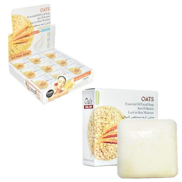 Jabon En Barra De Aceite Esencial De Avena Sultana Rose OATS