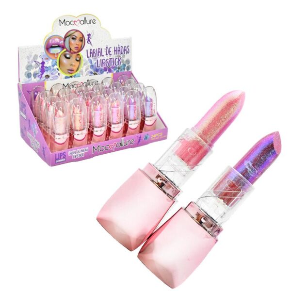 Labial De Hadas Con Glitter Mocallure