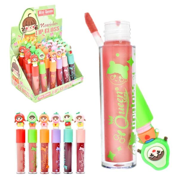 Brillo Labial En Presentacion De Niñas Frutales Mini Queen