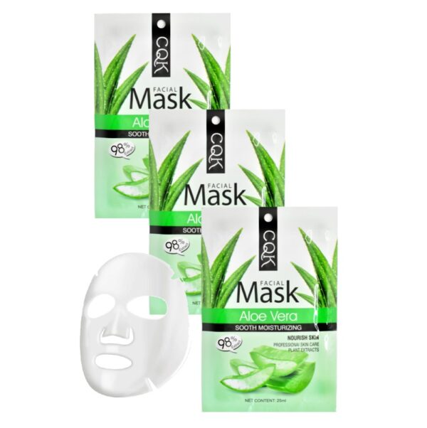Mascarilla Facial Cqk Con 98% Extracto De Sabila 25Ml