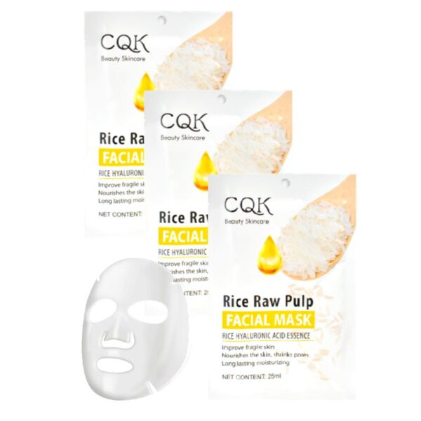 Mascarilla Facial De Extracto De Arroz Cqk 25Ml