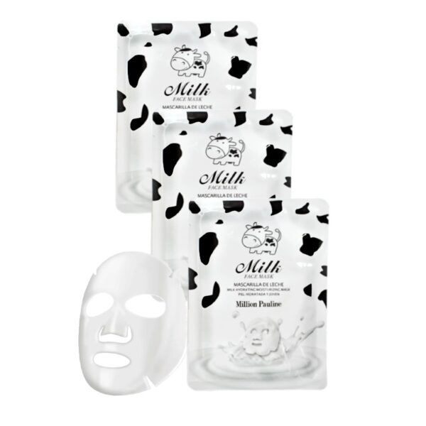 Mascarilla Facial Hidratante Con Extractos De Leche Million Pauline