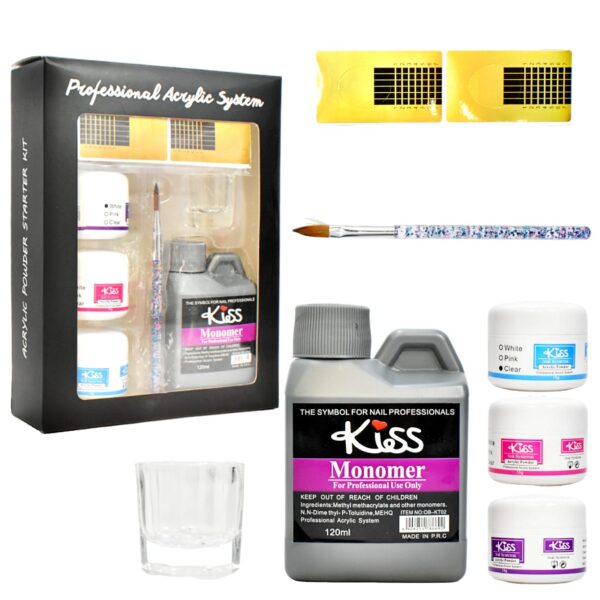 Set Profesional De Acrilico Caja Negra