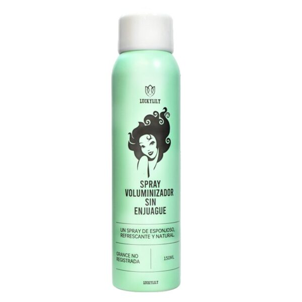 Spray Voluminizador Sin Enjuague Lucky Lily 150Ml Envase Verde