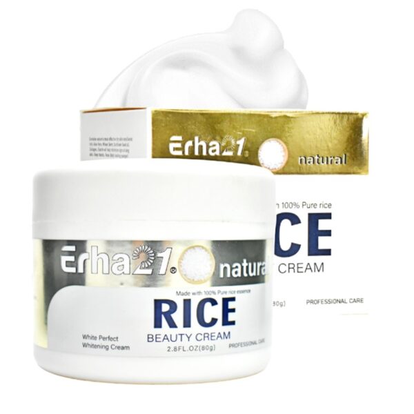 Crema Para Rostro Erha 21 De Arroz 80G