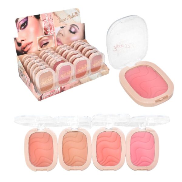 Rubores Romantic Color En Paleta Tonos Surtidos