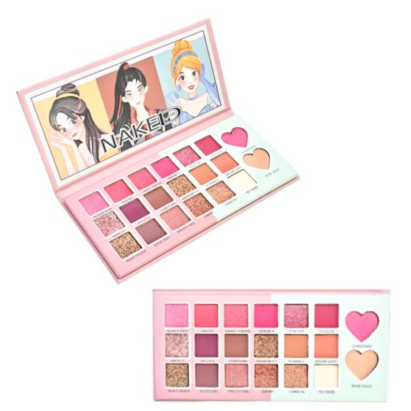Sombra Naked Flower De 20 Colores Nude