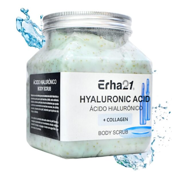 Exfoliante En Tarro Erha21 De Ácido Hialurónico 500Ml