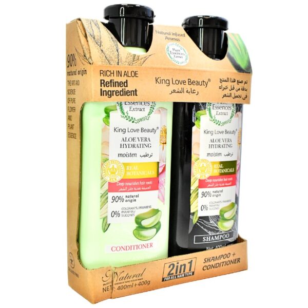 Set De Shampoo Y Acondicionador Aloe Vera Plant Essences 400G