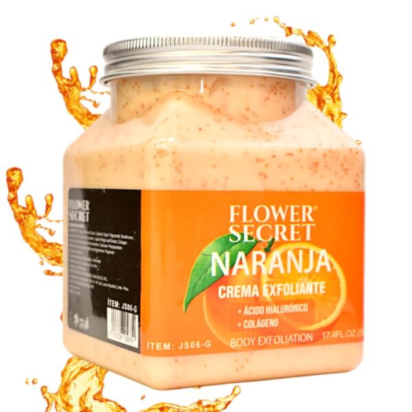 Exfoliante En Tarro De Naranja Flower Secret 500Ml