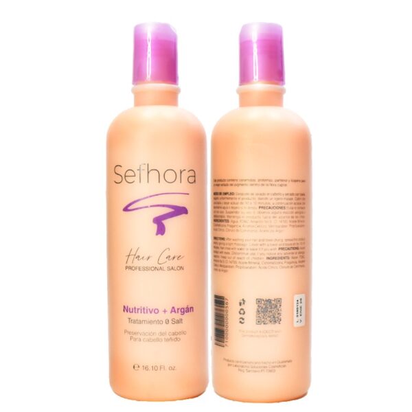 Tratamiento Sephora Nutritivo Mas Argan Para Cabello Teñido