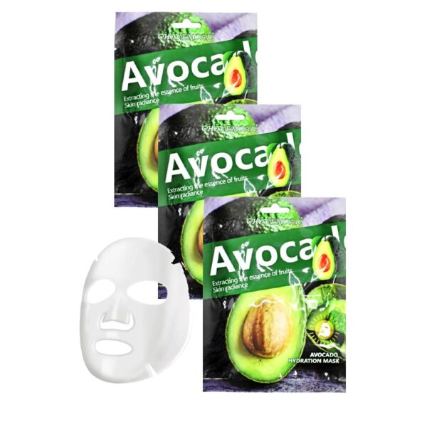 Mascarilla Facial De Aguacate Empaque Verde Chovemoar