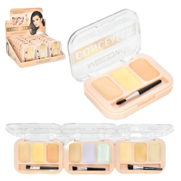 Paleta De 3 Correctores Con Aplicador Mecow