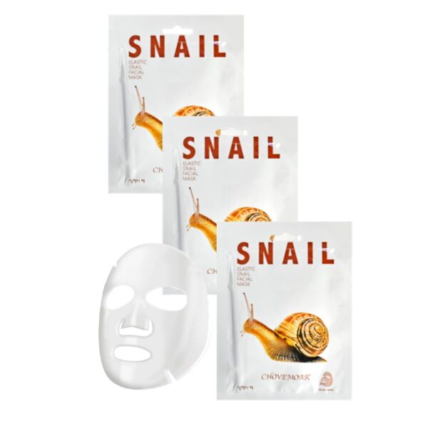 Mascarilla Facial De SNAIL Empaque BLANCO Chovemoar