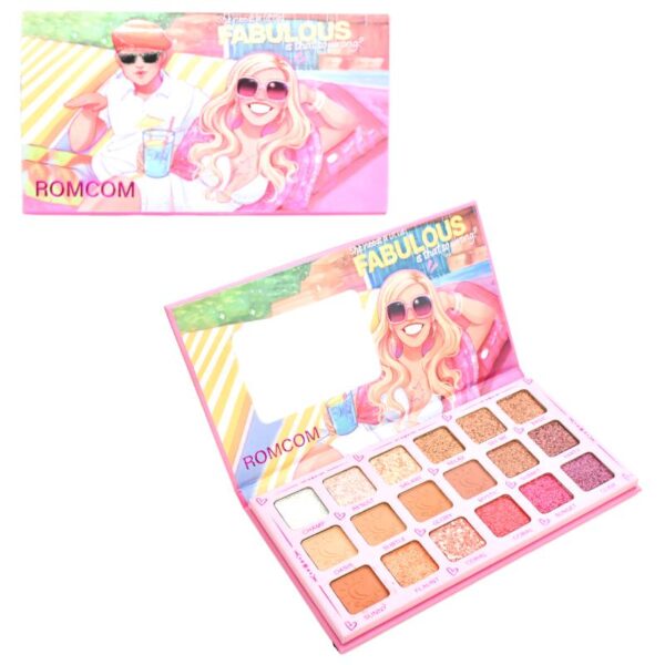 Sombra Para Ojos Romcom De 18 Colores Fabulous