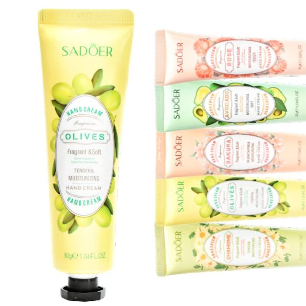Kit De 5 Cremas De Manos Sadoer Surtidos 30G