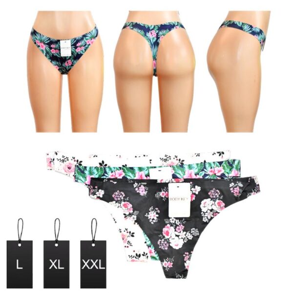 Blumer De Algodon Con Diseño De Flores Diseños Y Tallas Surtidas