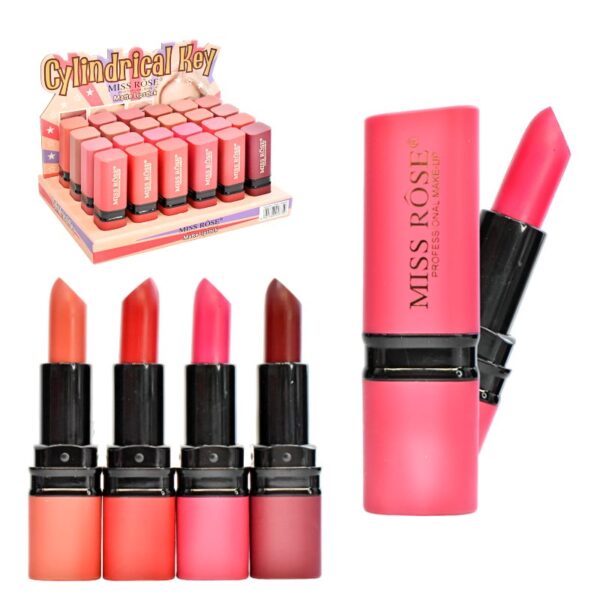 Labiales Matte Cylindrical Key De Miss Rose