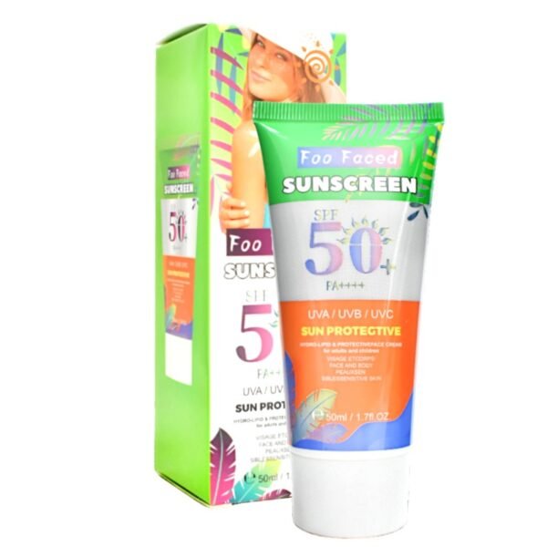 Protector Solar Foo Faced Para Piel Sensible De Uso Diario 50Spf