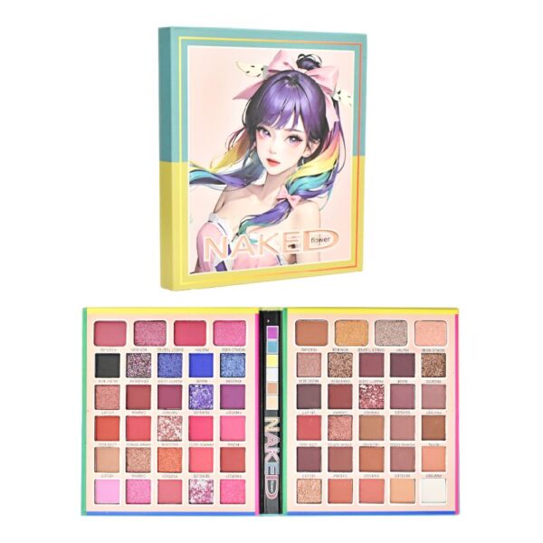 Sombras Naked Flower Portada Chica Koreana 58 Colores
