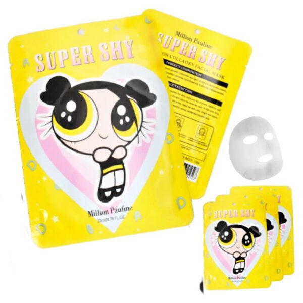 Mascarilla Facial De Colageno Portada Amarilla Chica Superpoderosa Milion Pauline